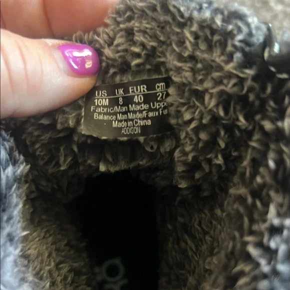 Ryka Black Quilted Boots with Faux Fur - Picture 7 of 10